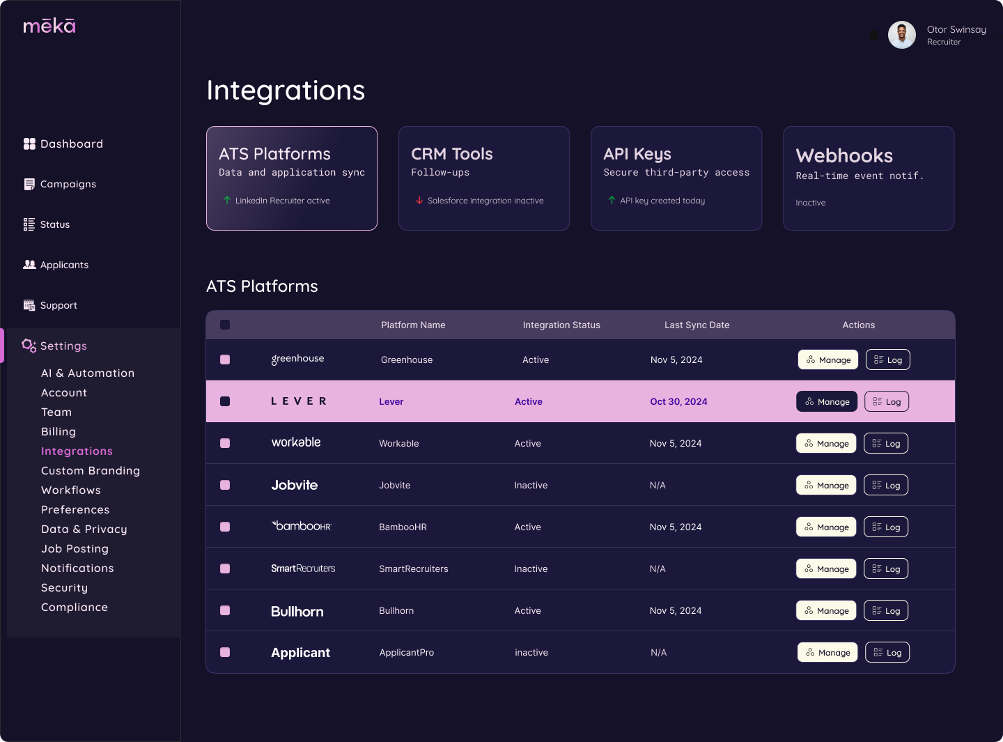 Seamless Integration with Your Recruitment Ecosystem